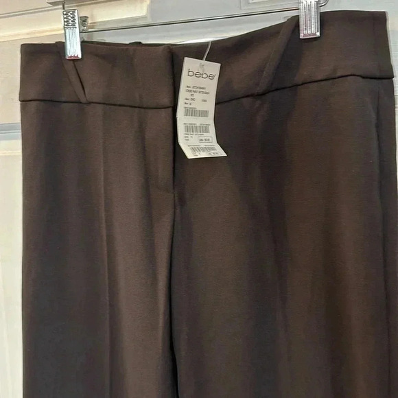 Bebe Wide Leg Black Dress Pants Size 6 - Picture 6 of 10